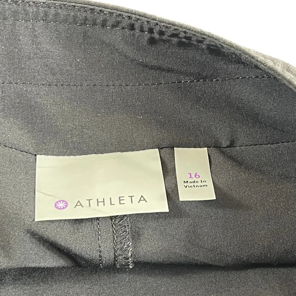 Athleta Everyday Skort Skirt Womens 16 Black‎ Pocket Athletic Stretchy